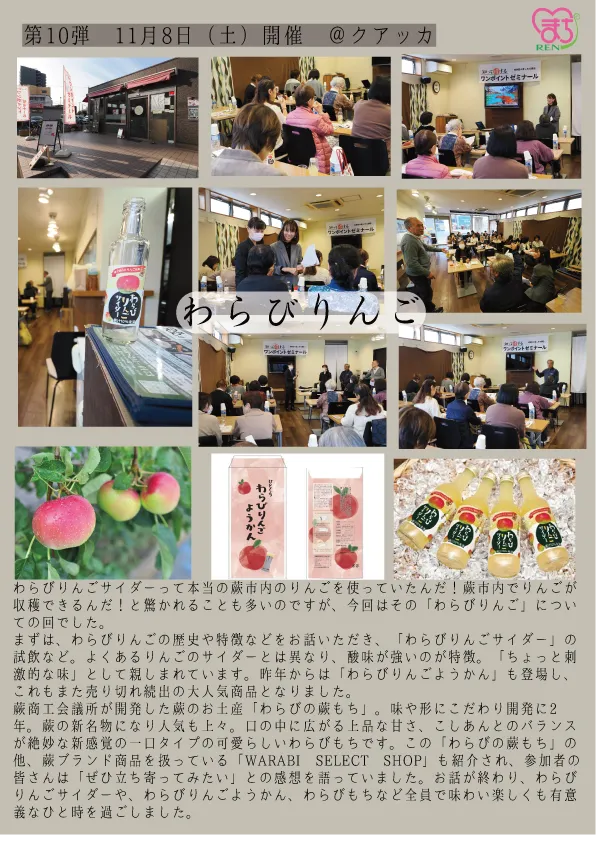 開催報告 第９＆１０弾　知って得するワンポイントゼミナール